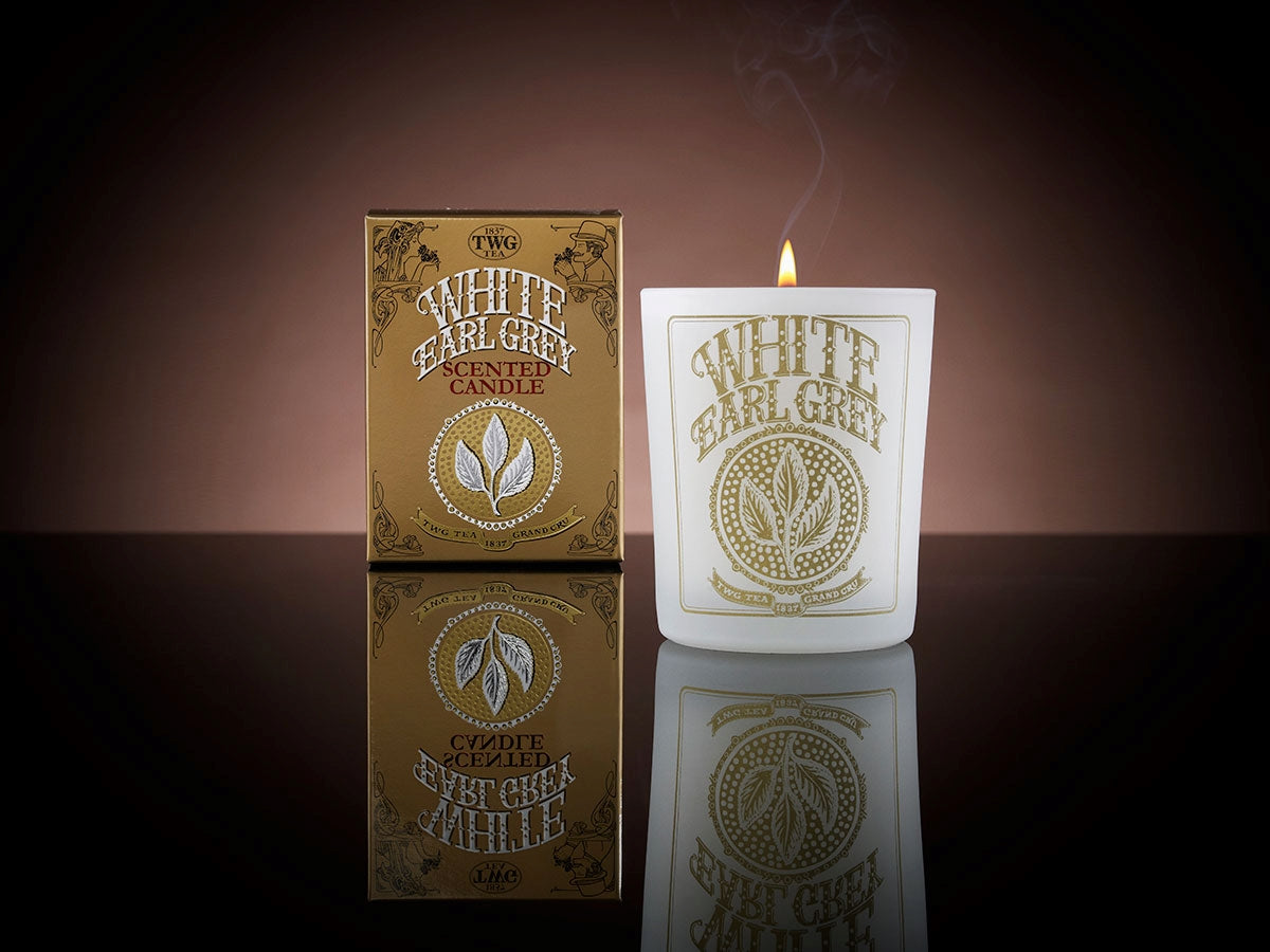 White Earl Grey Tea Scented Candle Asia Tea Company Store