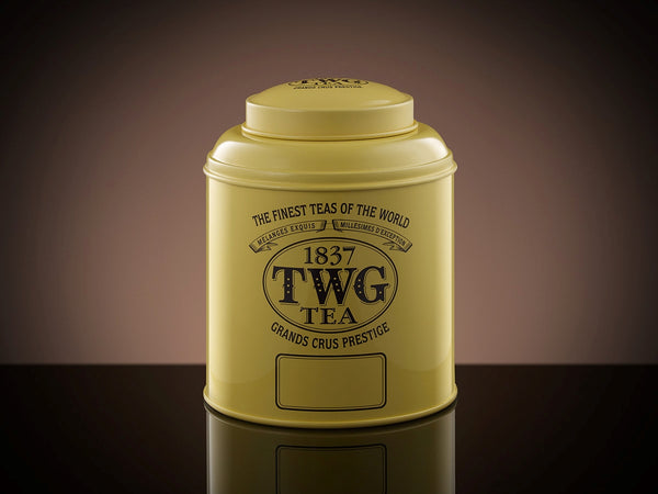 Classic TWG Tea tin in yellow