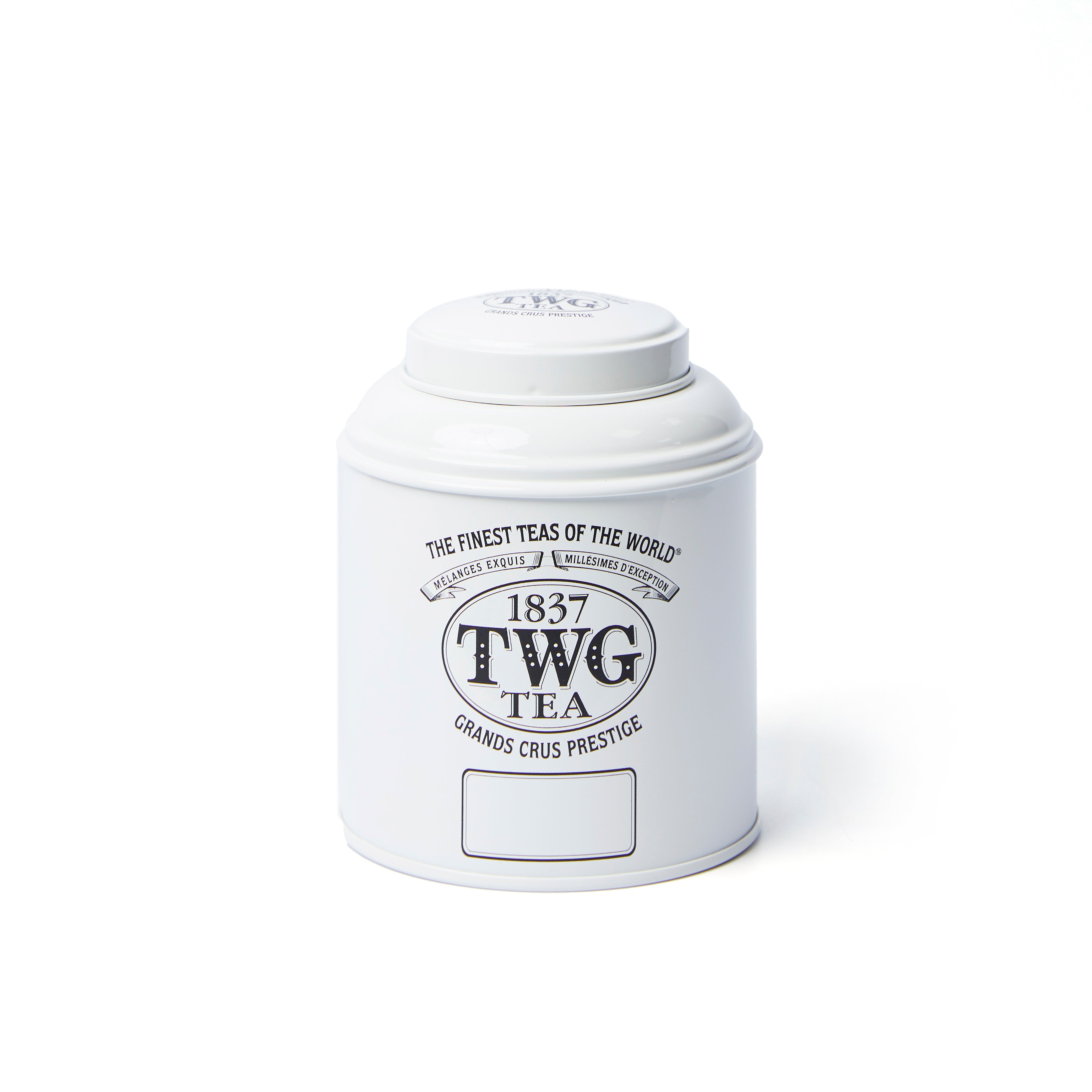 Klassische TWG Dose in Weiß - 100g