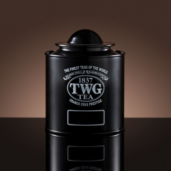 Saturn TWG Tea tin in Black