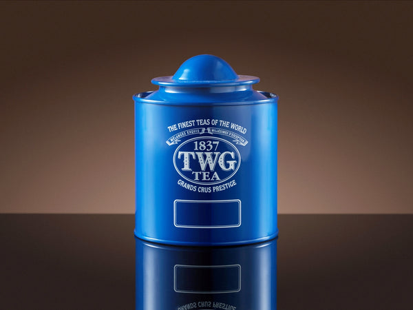 Saturn TWG Tea tin in Blue