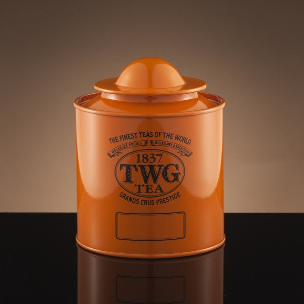 Saturn TWG Tea tin in Orange