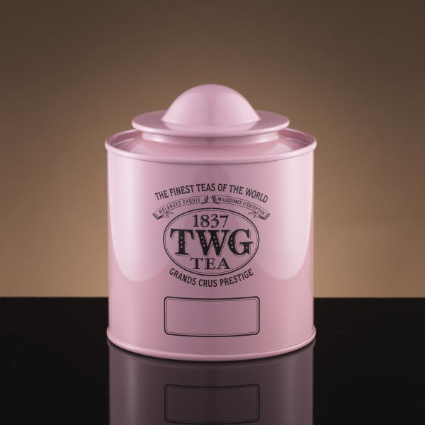 Saturn TWG Tea tin in Pink