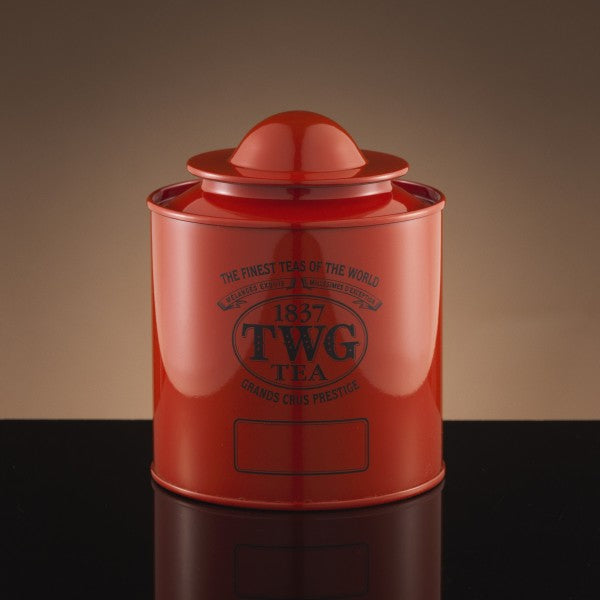 Saturn TWG Tea tin in Red
