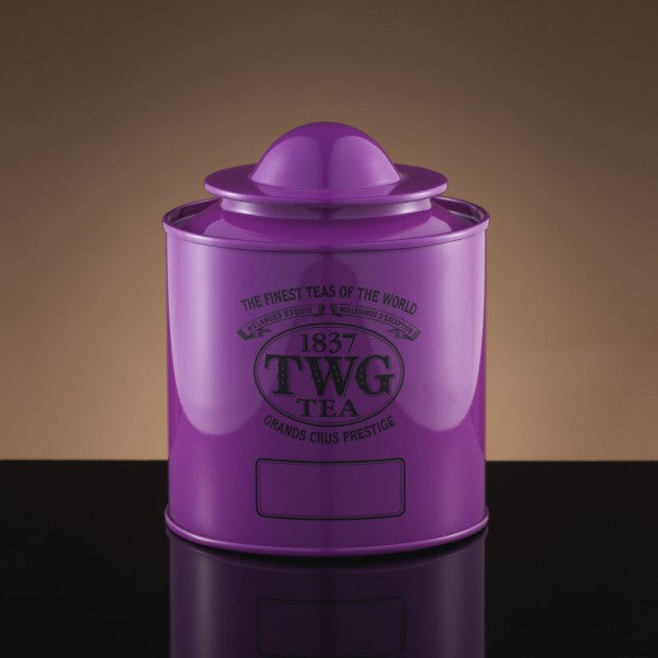 Saturn TWG Tea tin in Violet